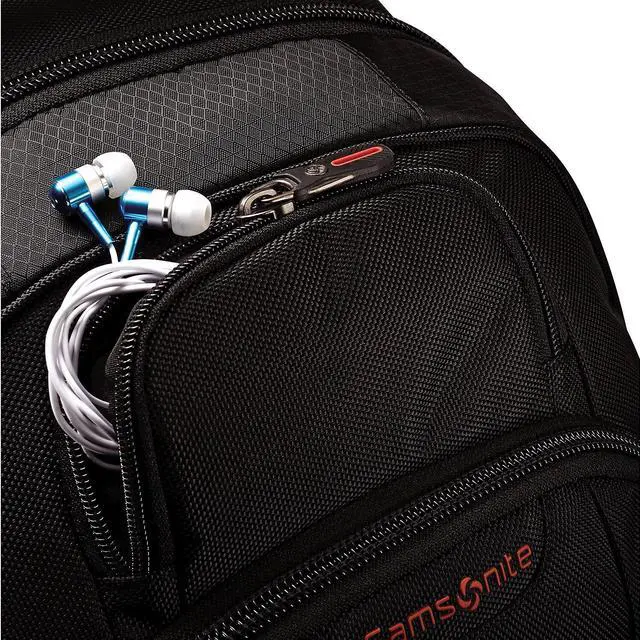 Alt view image 10 of 12 - Samsonite Tectonic Backpack 8-1/2"x13-1/2" Black 663031070