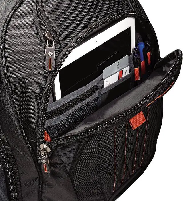Alt view image 11 of 12 - Samsonite Tectonic Backpack 8-1/2"x13-1/2" Black 663031070
