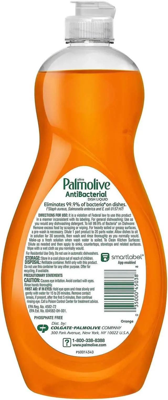 Alt view image 18 of 20 - Ultra Antibacterial Dishwashing Liquid, 20 Oz Bottle, Single Bottle