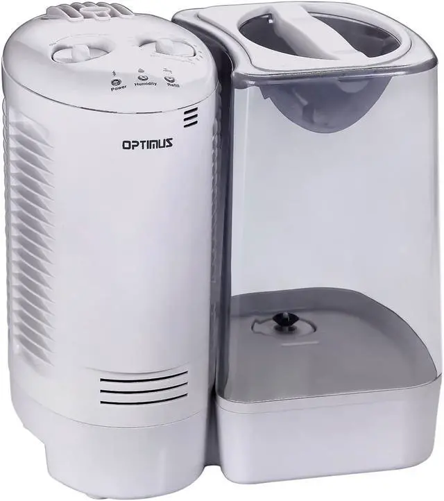 Alt view image 3 of 5 - Optimus U32010 Humidifier 3.0 Gallon Warm Mist Wicking Power