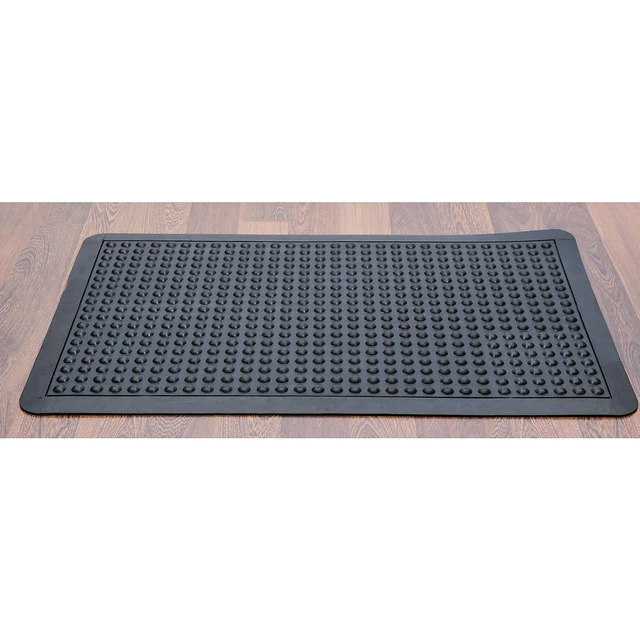 Alt view image 9 of 9 - Floortex Indoor Modern Floor pad Doortex Anti-Fatigue Black Bubble Mat - 36" x 48"