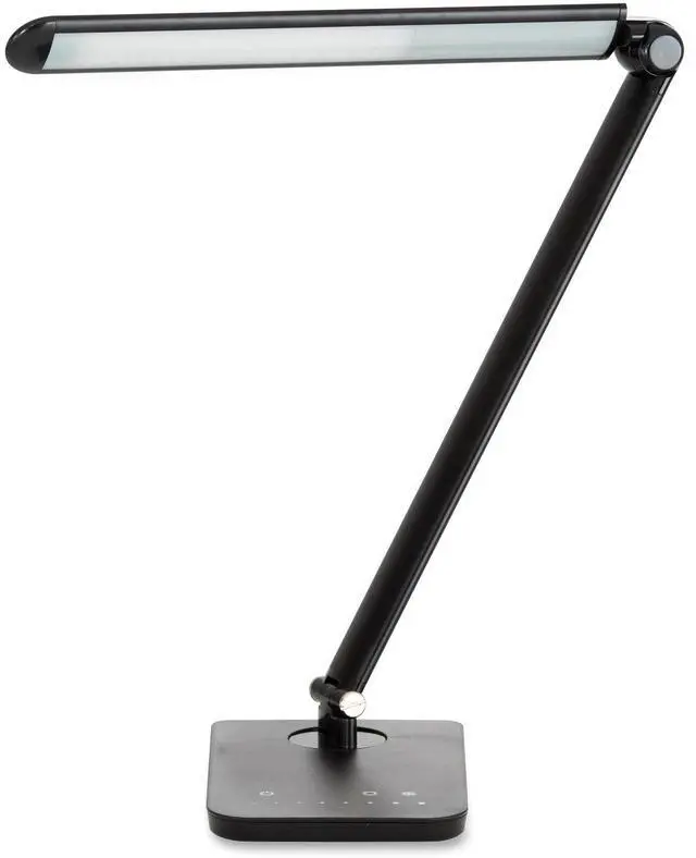 Alt view image 5 of 6 - Safco 1001BL Vamp Lighting - Multi-pivot Neck - 16.75" High - Black
