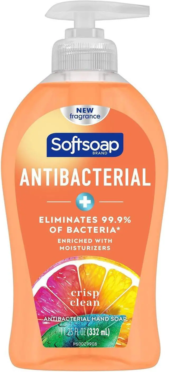 Alt view image 9 of 18 - Antibacterial Hand Soap, Crisp Clean, 11 1/4 oz Pump Bottle 44571EA