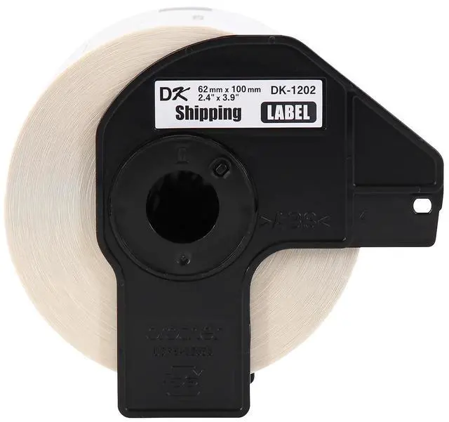 Alt view image 10 of 18 - Brother Genuine DK-120224PK Die-Cut Shipping Labels 300 Labels/Roll 24 Rolls/Box