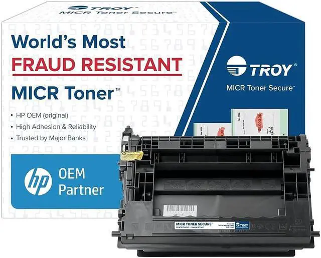 Alt view image 13 of 13 - TROY MICR W1470A TONER SECURE CARTRIDGE FOR USE IN M610 M611 M612 ESTIMATED 105