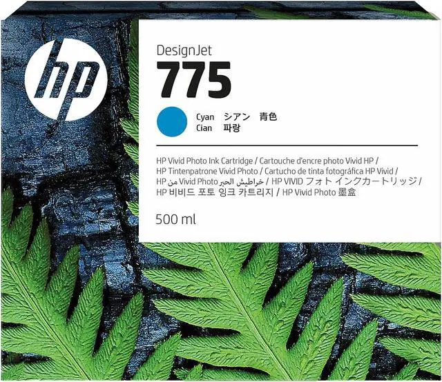 Main image of HP 775 500-ml Cyan Ink Cartridge, 1XB17A