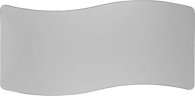 Alt view image 11 of 14 - Mobile 26"W x 60"L Rectangular Wave Flexible Collaborative Grey Laminate Activity Table - Height Adjustable Short Legs