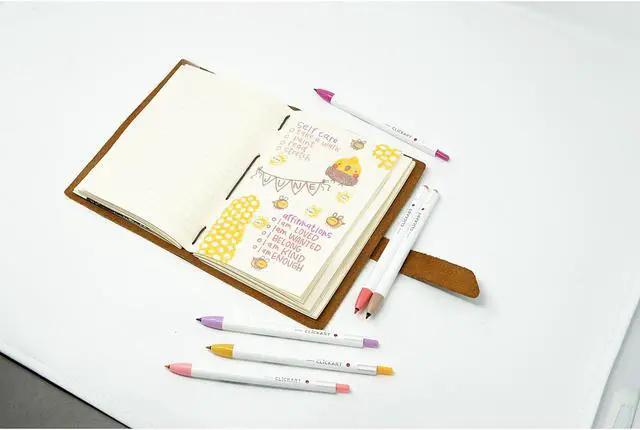 Alt view image 4 of 6 - Zebra Pen ClickArt Porous Point Pen Retractable Fine 0.6mm Assorted Ink 12 Pack