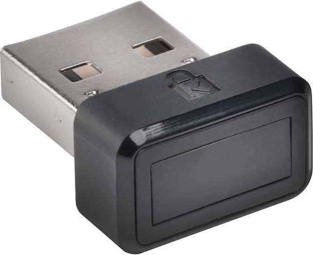 Alt view image 13 of 20 - Kensington K67977WW VeriMark Fingerprint Key for Windows 10 Hello and FIDO U2F Certified, Black