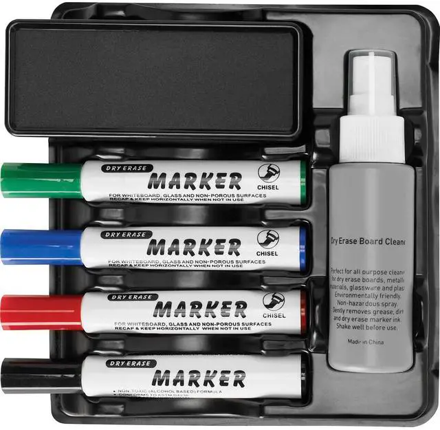 Alt view image 9 of 9 - Lorell Marker/Eraser Caddy w/Mounting Tape 8"x7"x2-13/16" Black 75628