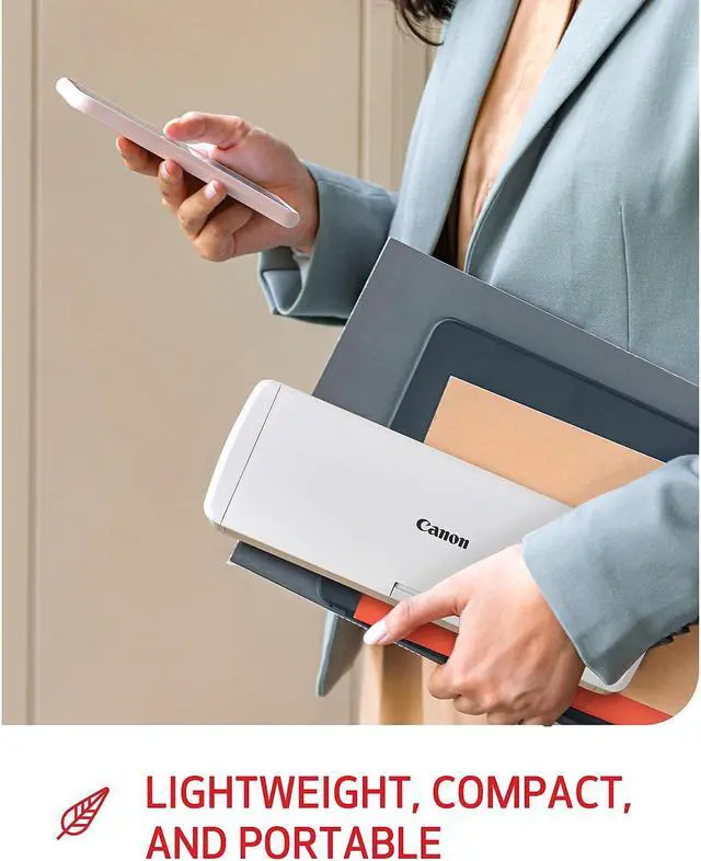 Alt view image 4 of 17 - Canon ImageFORMULA R10 4861C001 Duplex Portable Document Scanner White
