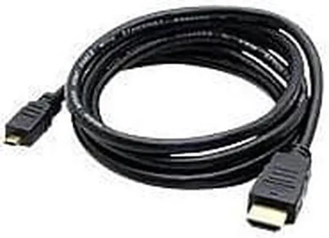 Alt view image 6 of 6 - AddOn - Accessories 3ft (30cm) HDMI to Micro-HDMI Adapter Cable - Male to Male
