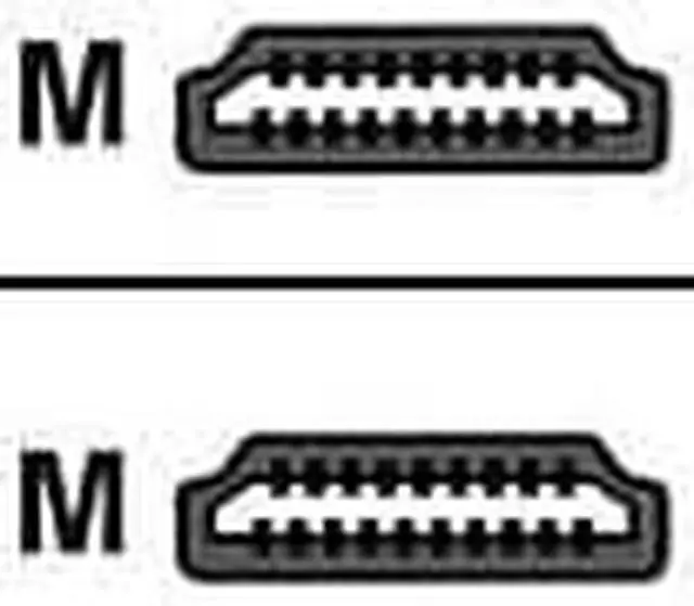 Alt view image 4 of 7 - Black Box VCB-HDMI-002M High-Speed HDMI Cable with Ethernet - Male/Male, 2-m (6.5-ft.)