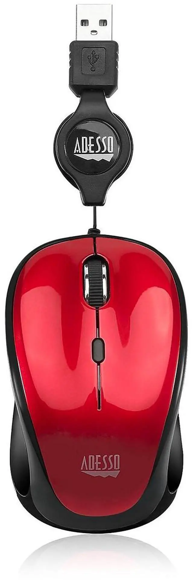 Alt view image 15 of 16 - Adesso iMouse S8R - USB Illuminated Retractable Mini Mouse