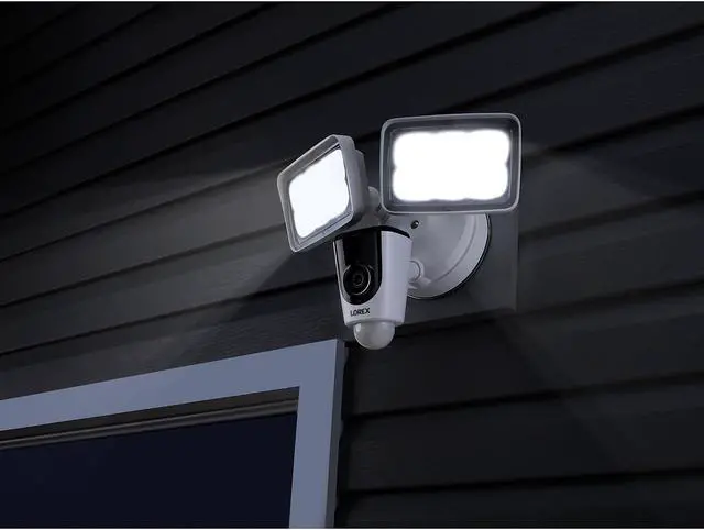 Alt view image 15 of 20 - Lorex V261LCD-E 2MP 1080p 2-Way Audio Indoor/Outdoor Wi-Fi Floodlight Camera