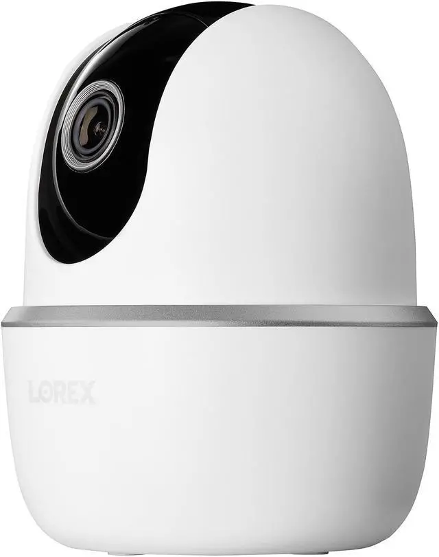 Alt view image 12 of 20 - lorex pan & tilt indoor security camera, wireless 2k wifi camera with person detection, two-way talk and smart home compatibility, 16gb microsd, 1 camera