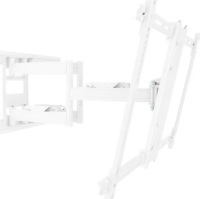 Alt view image 19 of 20 - Kanto PDX650 Articulating Full Motion TV Mount for 37" - 75" TV (White)