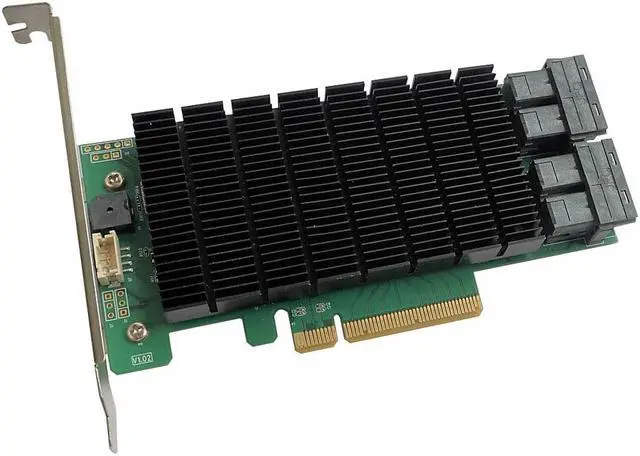 Alt view image 15 of 16 - HighPoint RR2840C PCI-Express 3.0 x8 Low Profile PCI-Express Controller Card