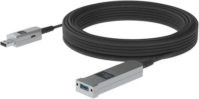 Alt view image 9 of 10 - Huddly USB AOC Data Transfer Cable - 32.81 ft - Type A Male - Type A Female