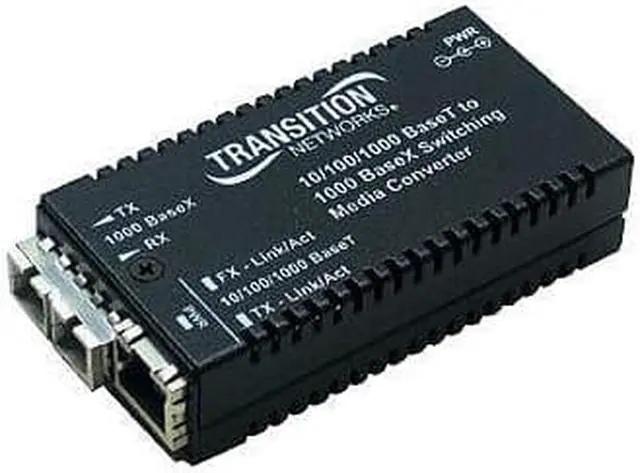 Alt view image 5 of 7 - TRANSITION NETWORKS M/GE-PSW-LX-01-NA 10/100/1000BTX TO 1000BLX