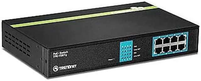 Alt view image 4 of 8 - TRENDNET INC TPE-TG81G 8-PORT POE RACK MOUNTABLE