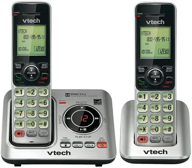 Alt view image 11 of 11 - Vtech CS6629-2 Cordless Phone - 1.90 GHz - DECT 6.0