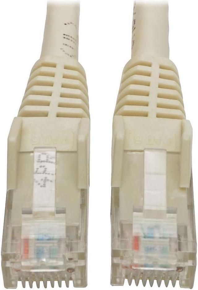 Alt view image 5 of 9 - Tripp Lite 6Ft Cat6 Snagless Molded Patch Cable Utp White Rj45 M/M 6'