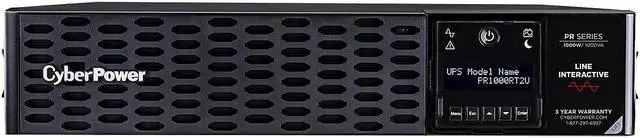 Alt view image 10 of 13 - CyberPower PR1000RT2U Smart App Sinewave UPS