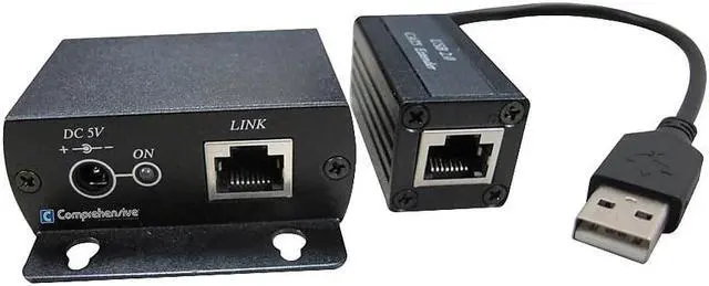 Alt view image 4 of 7 - COMPREHENSIVE CONNECTIVITY COMPANY CUE-104FE USB2.0 EXTENDER W/4PORT HUB UP