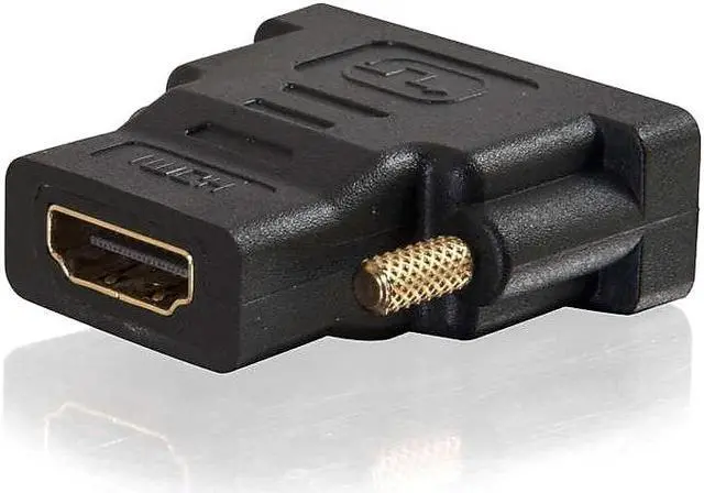 Alt view image 13 of 16 - C2G 40746 C2G DVI-D to HDMI Inline Adapter for HDTVs - M/F - 1 x DVI-D (Single-Link) Male Digital Video - 1 x HDMI Female Digital Audio/Video - Black