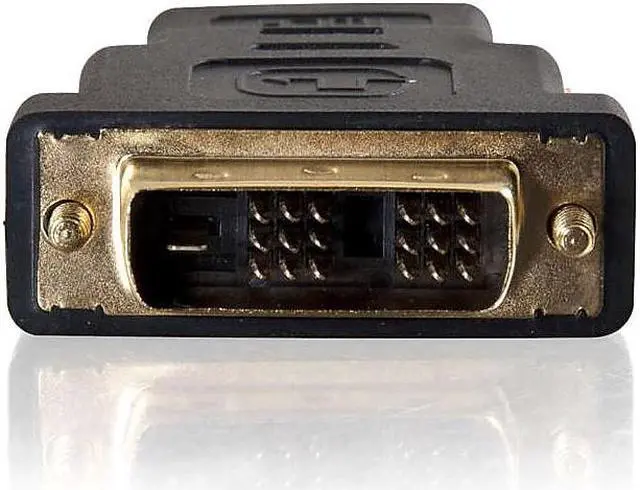 Alt view image 12 of 16 - C2G 40746 C2G DVI-D to HDMI Inline Adapter for HDTVs - M/F - 1 x DVI-D (Single-Link) Male Digital Video - 1 x HDMI Female Digital Audio/Video - Black