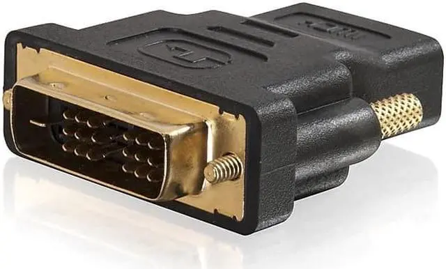 Alt view image 11 of 16 - C2G 40746 C2G DVI-D to HDMI Inline Adapter for HDTVs - M/F - 1 x DVI-D (Single-Link) Male Digital Video - 1 x HDMI Female Digital Audio/Video - Black