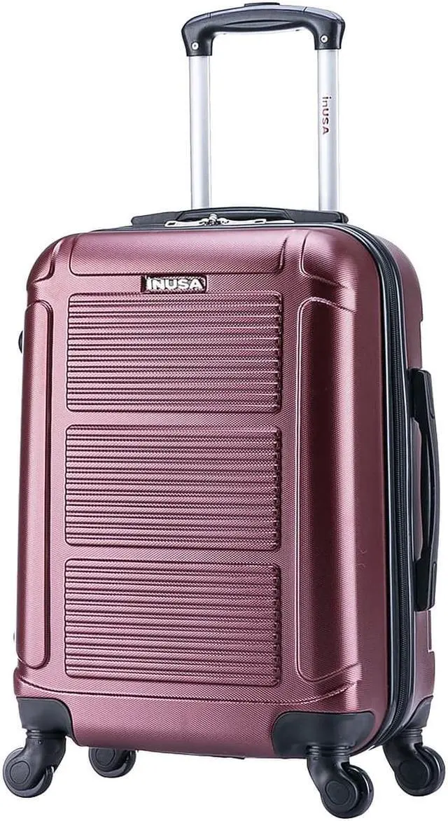 Main image of InUSA Pilot 4-Wheel Spinner Luggage Wine (IUPIL00S-WIN)
