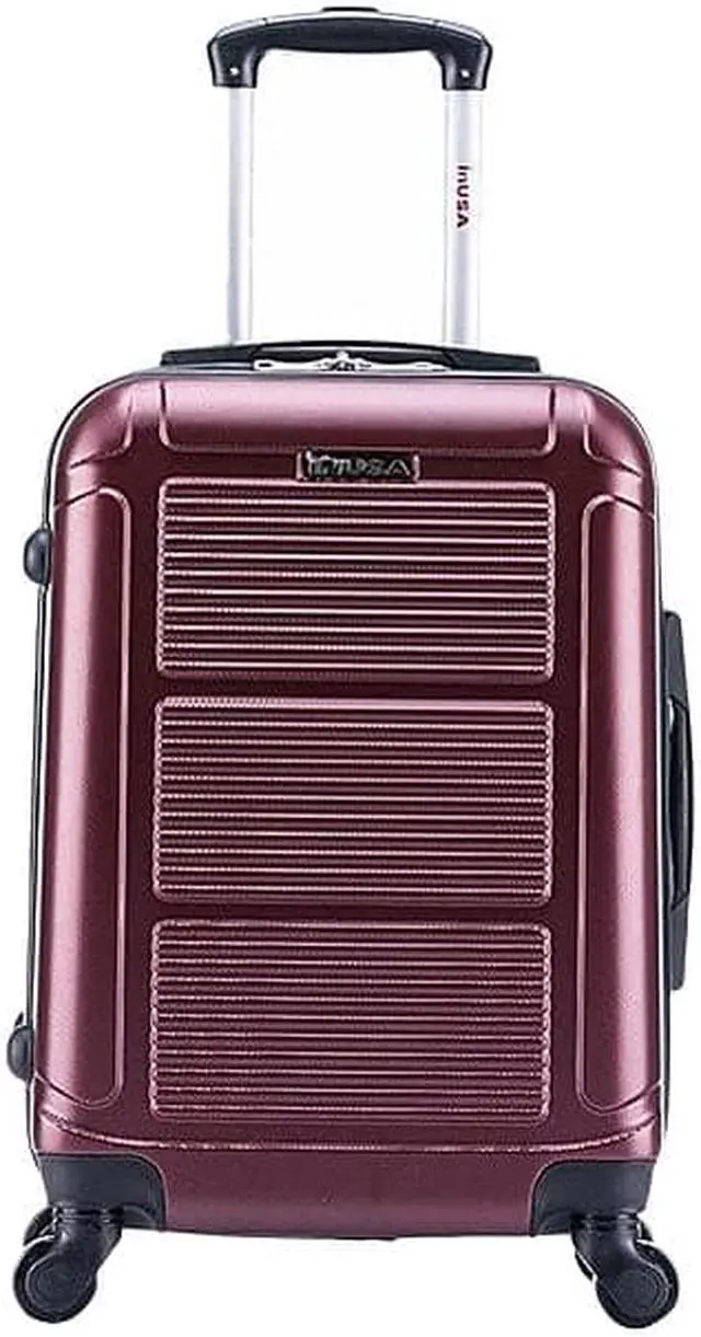 Alt view image 2 of 4 - InUSA Pilot 4-Wheel Spinner Luggage Wine (IUPIL00S-WIN)
