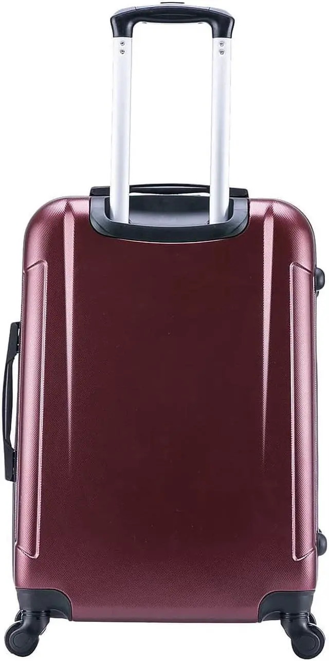 Alt view image 3 of 4 - InUSA Pilot 4-Wheel Spinner Luggage Wine (IUPIL00S-WIN)