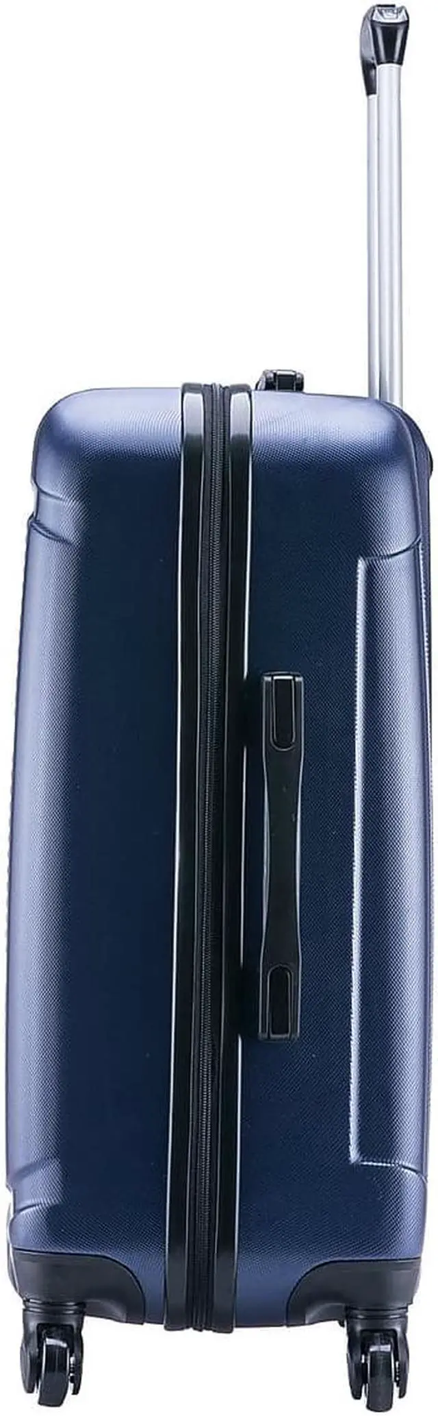 Alt view image 2 of 5 - InUSA Pilot Plastic Carry-On Luggage Blue (IUPIL00S-BLU)