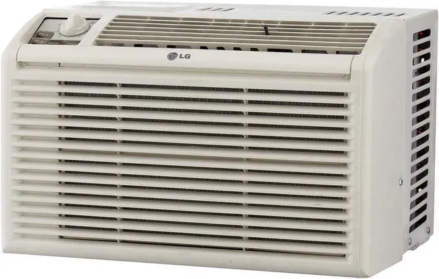 Alt view image 12 of 18 - LG 5,000 BTU Window Air Conditioner with Manual Controls, 115V, White