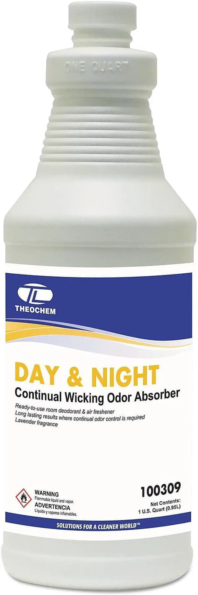 Alt view image 10 of 10 - Day and Night Wicking Odor Absorber 32 oz Bottle Lavender 12/Carton 500064