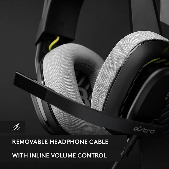 Alt view image 12 of 20 - Astro A10 Gaming Headset Gen 2 Wired Headset Platstation Black