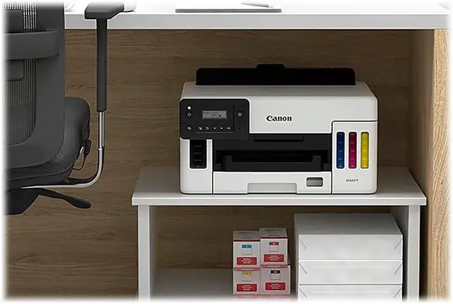 Alt view image 13 of 20 - Canon MAXIFY GX5020 Wireless MegaTank Small Office Inkjet Printer #5550C002