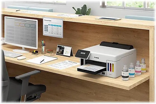 Alt view image 14 of 20 - Canon MAXIFY GX5020 Wireless MegaTank Small Office Inkjet Printer #5550C002