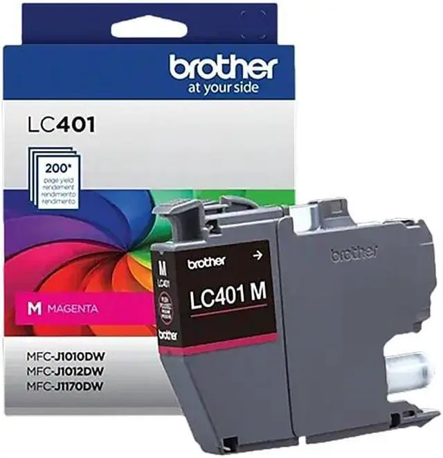 Alt view image 6 of 10 - Brother LC401 Magenta Standard Yield Ink Cartridge (LC401MS)