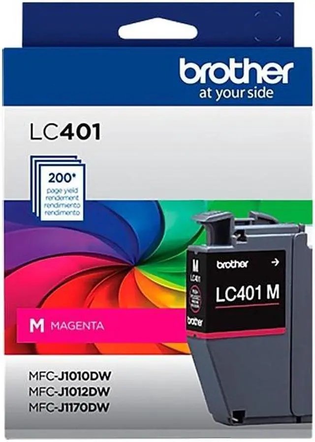 Alt view image 7 of 10 - Brother LC401 Magenta Standard Yield Ink Cartridge (LC401MS)