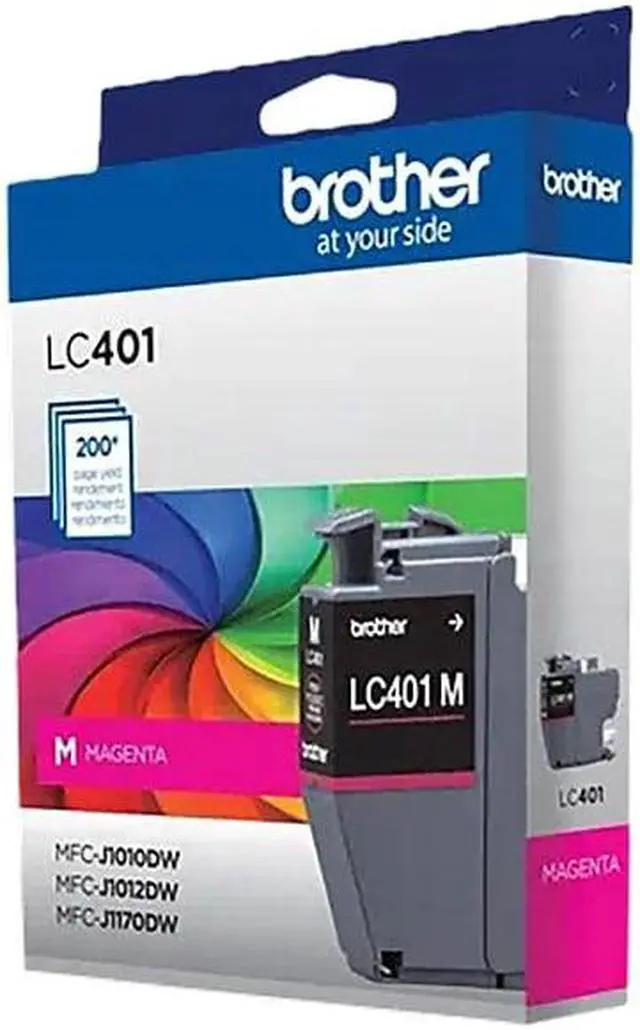 Alt view image 9 of 10 - Brother LC401 Magenta Standard Yield Ink Cartridge (LC401MS)