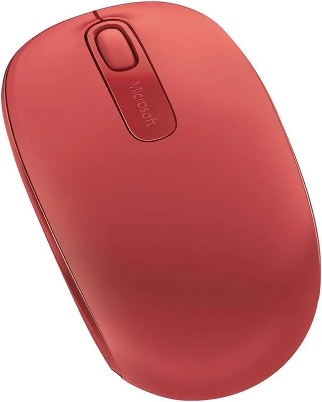 Alt view image 17 of 20 - Microsoft Wireless Mobile Mouse 1850 - Flame Red (U7Z-00031)
