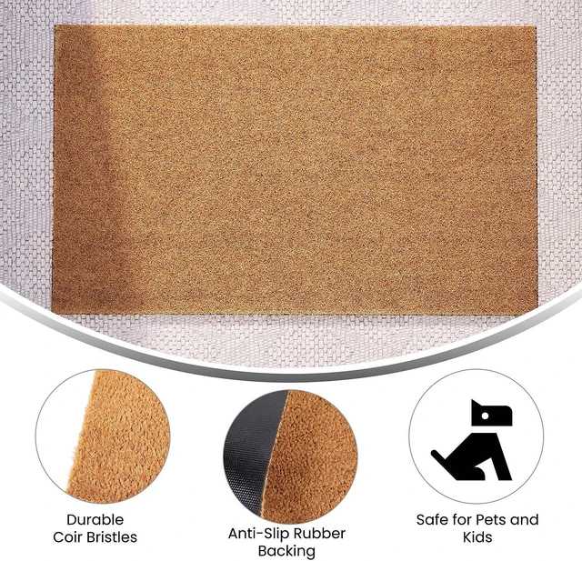 Alt view image 8 of 12 - Floortex Home / Office Decor Pad / Carpet Doortex Advantagemat Gray Door Mat - 24" x 36"