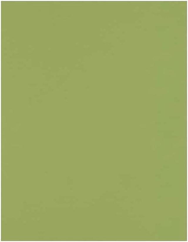 LUX 80 lb. Cardstock Paper 8.5 x 11 Avocado 50 Sheets/Pack  (81211-C-102-50) 