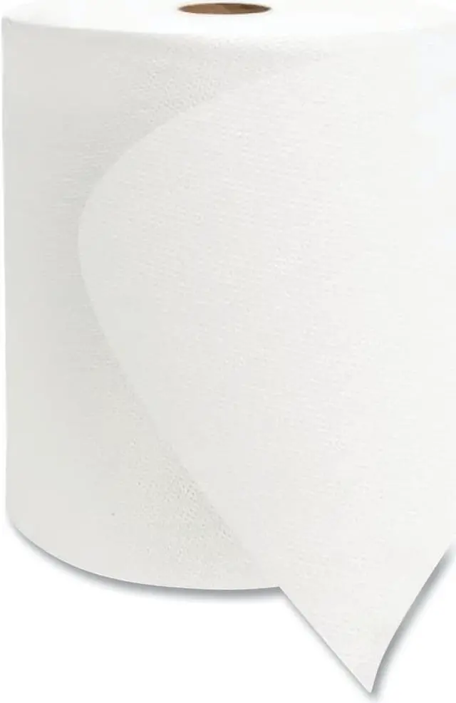 Alt view image 3 of 5 - Valay Universal TAD Roll Towels, 1-Ply, 8" x 600 ft, White, 6 Rolls/Carton
