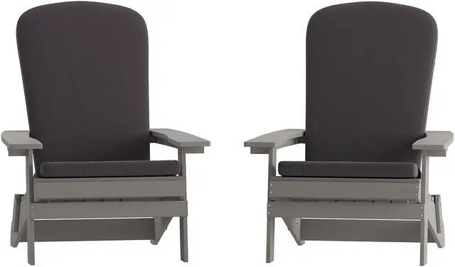 Alt view image 8 of 19 - Flash Furniture Oia Indoor-Outdoor 30" Round Steel Folding Patio Table Set with 2 Square Back Chairs White (CO30RDF02CHR2WH)