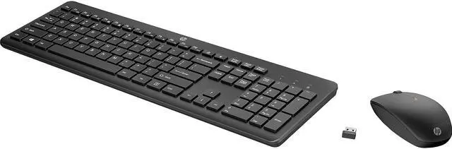 Alt view image 8 of 14 - HP 230 Wireless Mouse and Keyboard Combo 18H24AAABA